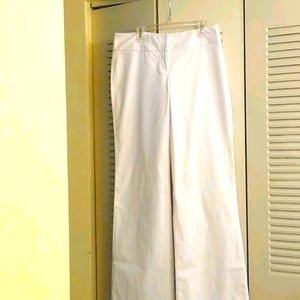 ELIE TAHARI , straight fit pants off white color